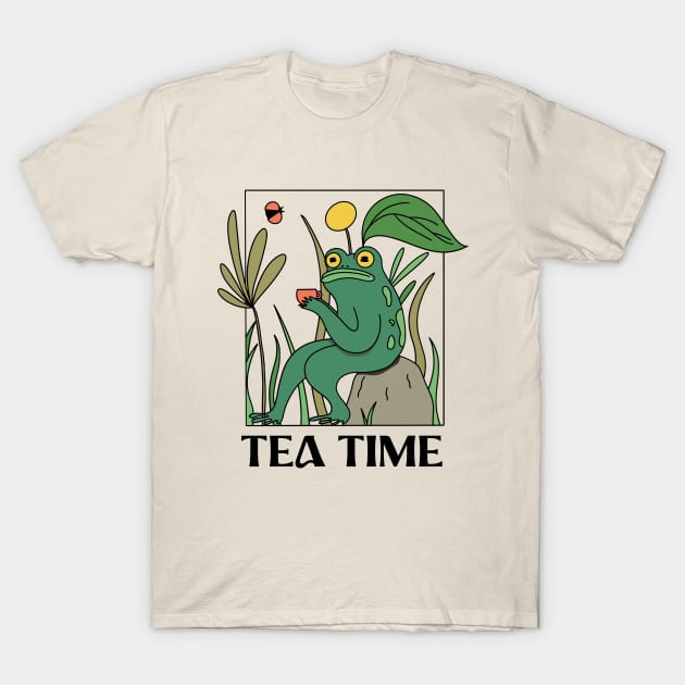 Tea time T-Shirt by delightfuldesigns.store@gmail.com